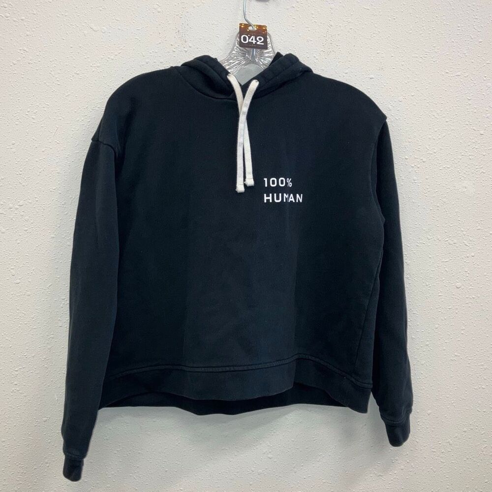 Everlane “100% human” Cropped Hoodie Small Petite 100% cotton Minimalist #800